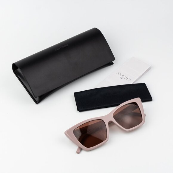 Saint Laurent Women Sunglasses Nude Pink Brown Cat Eye SL 276 MICA 058 BRAND NEW - Picture 15 of 17